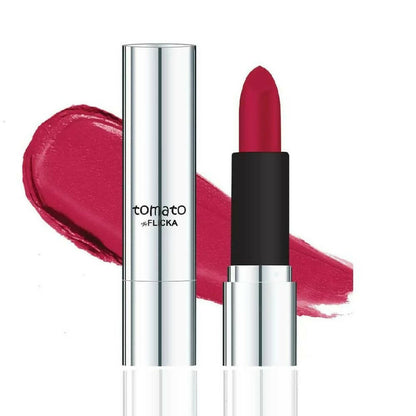 Flicka Tomato Pink Matte Finish Lipstick Shade 15 - BUDNE