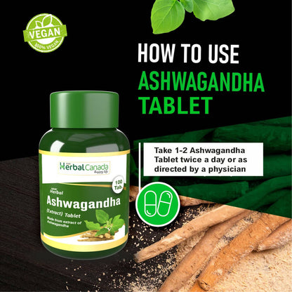 Herbal Canada Ashwagandha Extract Tablets