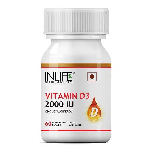 Inlife Vitamin D3 2000 IU Capsules