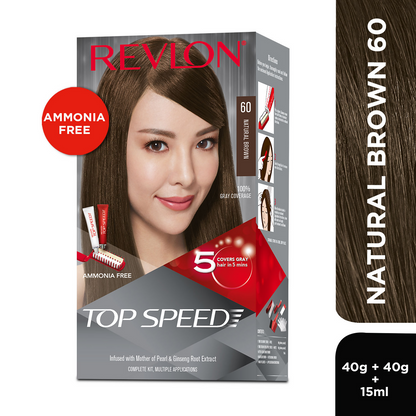 Revlon Top Speed Hair color Women - Natural Brown 60