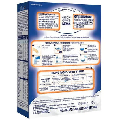 Nestle Lactogen Infant Formula Powder After 12 Months Stage 3