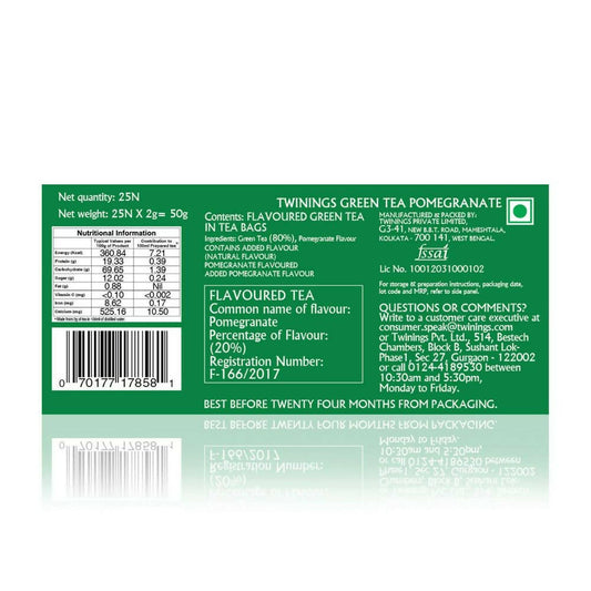 Twinings Green Tea Pomegranate Teabags