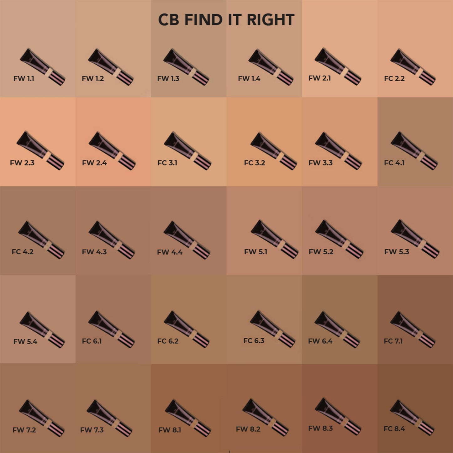 Colorbar 24Hrs Weightless Liquid Foundation Fc 4.1