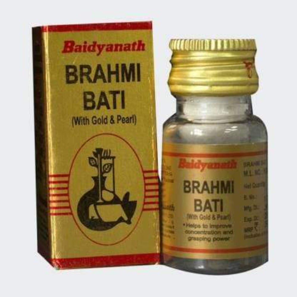 Baidyanath Jhansi Brahmi Bati with Gold