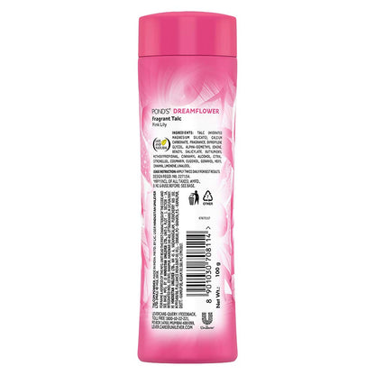 Ponds Dreamflower Fragrant Talc Powder, Pink Lilly