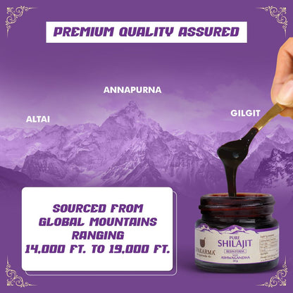 Upakarma Ayurveda Original & Pure SJ Resin Form with Ashwagandha