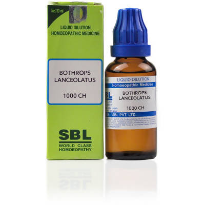SBL Homeopathy Bothrops Lanceolatus Dilution - BUDEN