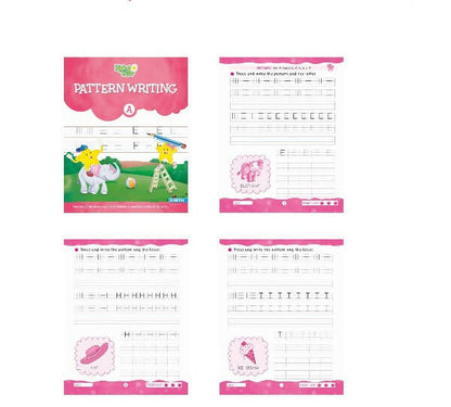 Rising Star Pattern Writing Book Set (Set of 3)| Ages 3-7 years| Trace & Write Patterns, Numbers, Letters, etc. -  buy in usa 