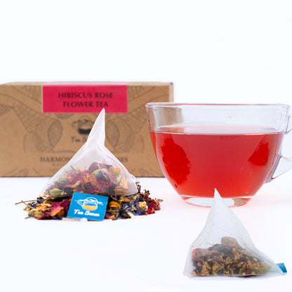 Tea Sense Hibiscus Rose Tea Bags Box