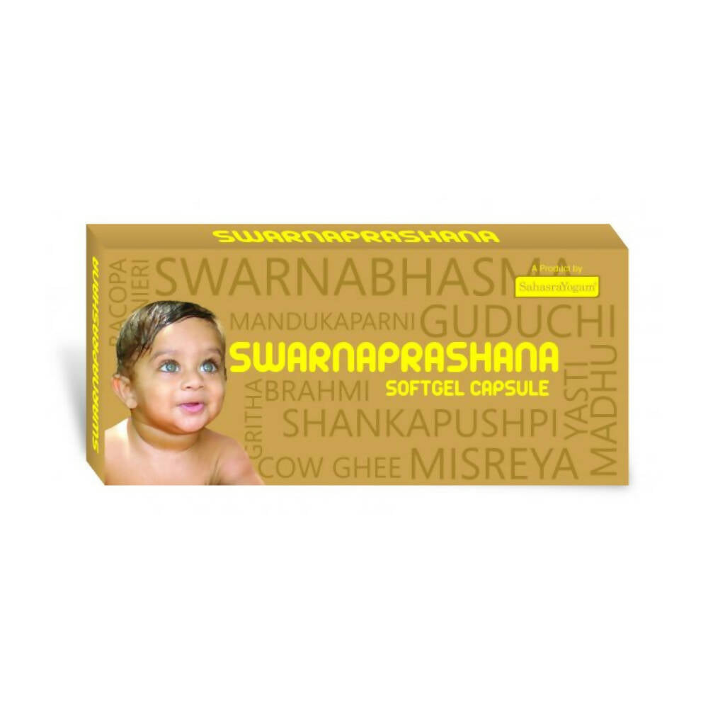 Sahasrayogam Swarna Prashana Softgel Capsule - BUDEN