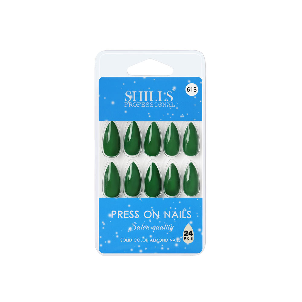 Shills Professional Reusable Press On Nails Almond - SPN613