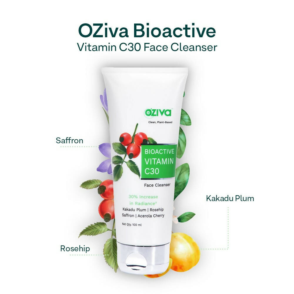 OZiva Bioactive Vitamin C30 Face Cleanser