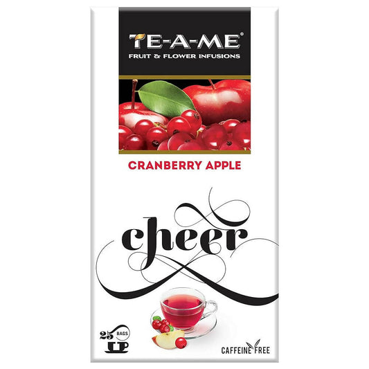 TE-A-ME Cranberry Apple Cheer Infusion Tea Bags - BUDNE