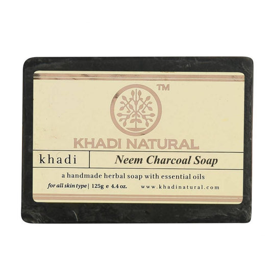 Khadi Natural Herbal Neem Charcoal Soap