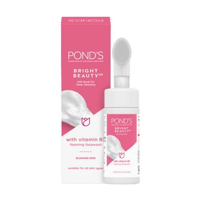 Ponds Bright Beauty With Vitamin B3 Foaming Facewash - BUDNEN