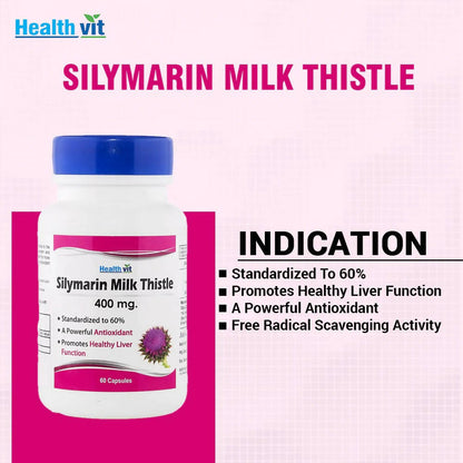 Healthvit Silymarin Milk Thistle Capsules