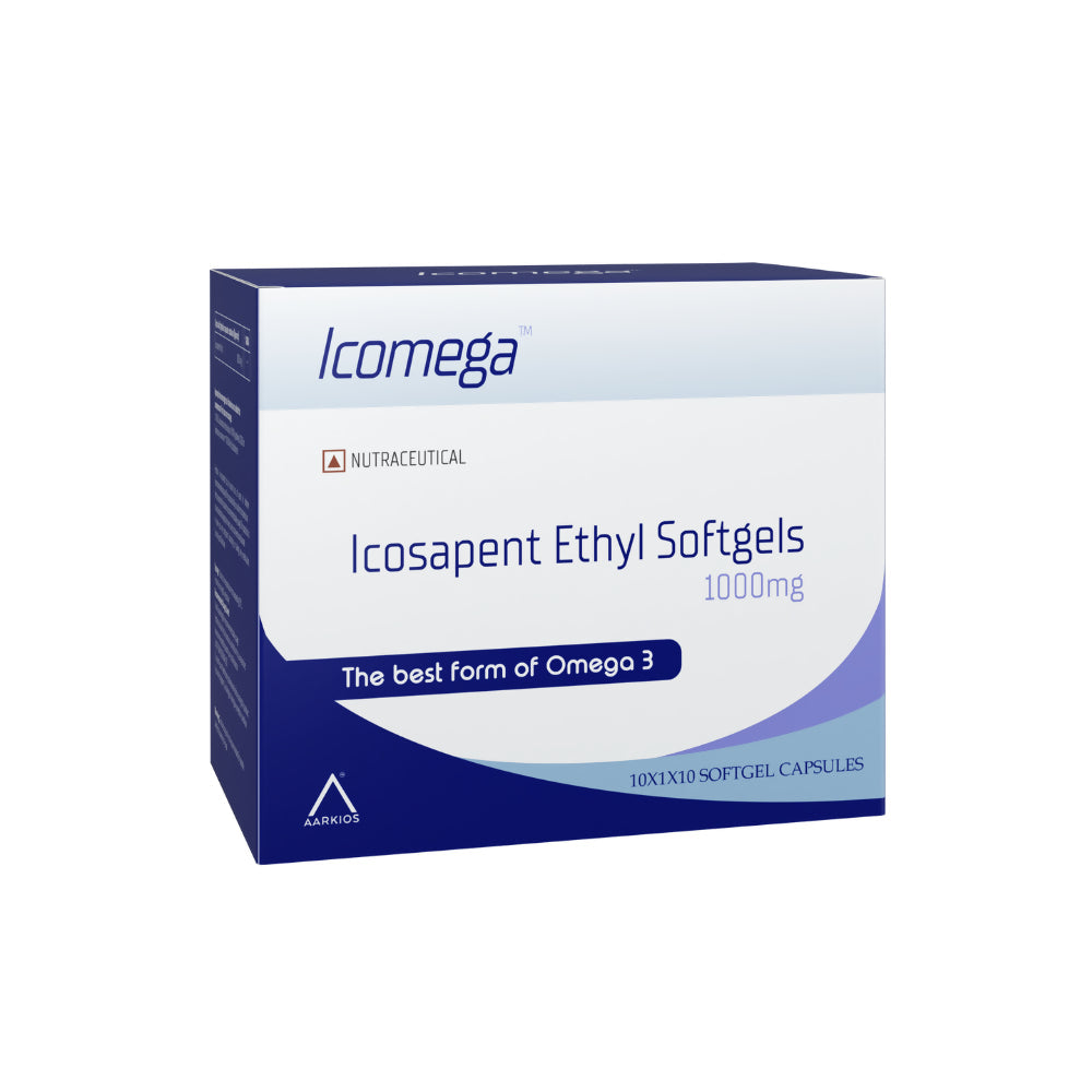 Aarkios Icomega ( Icosapent Ethyl Softgels 1000mg )