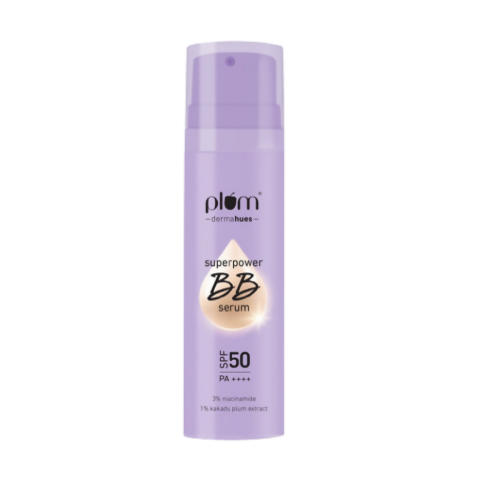 Plum Superpower BB Serum with SPF 50 PA ++++ 01 Ivory - BUDNE