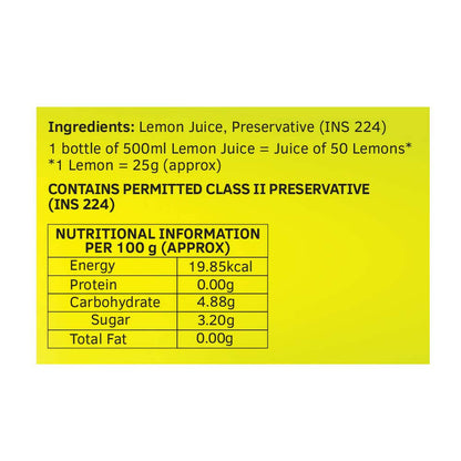 Keya Lemon Juice With Natural Lemons