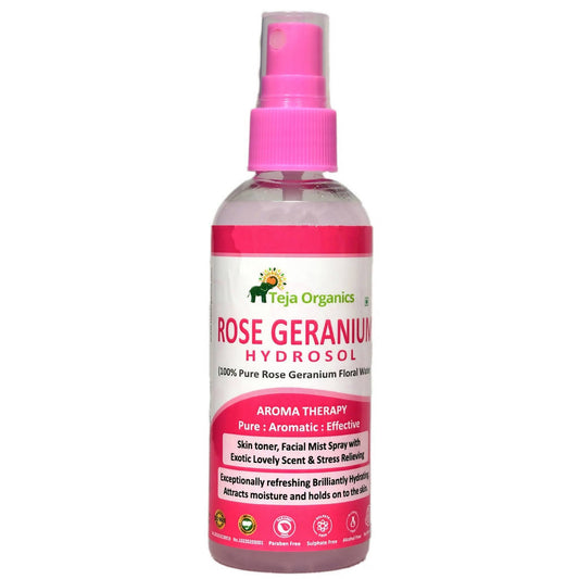 Teja Organics Rose Geranium Hydrosol - 100ML
