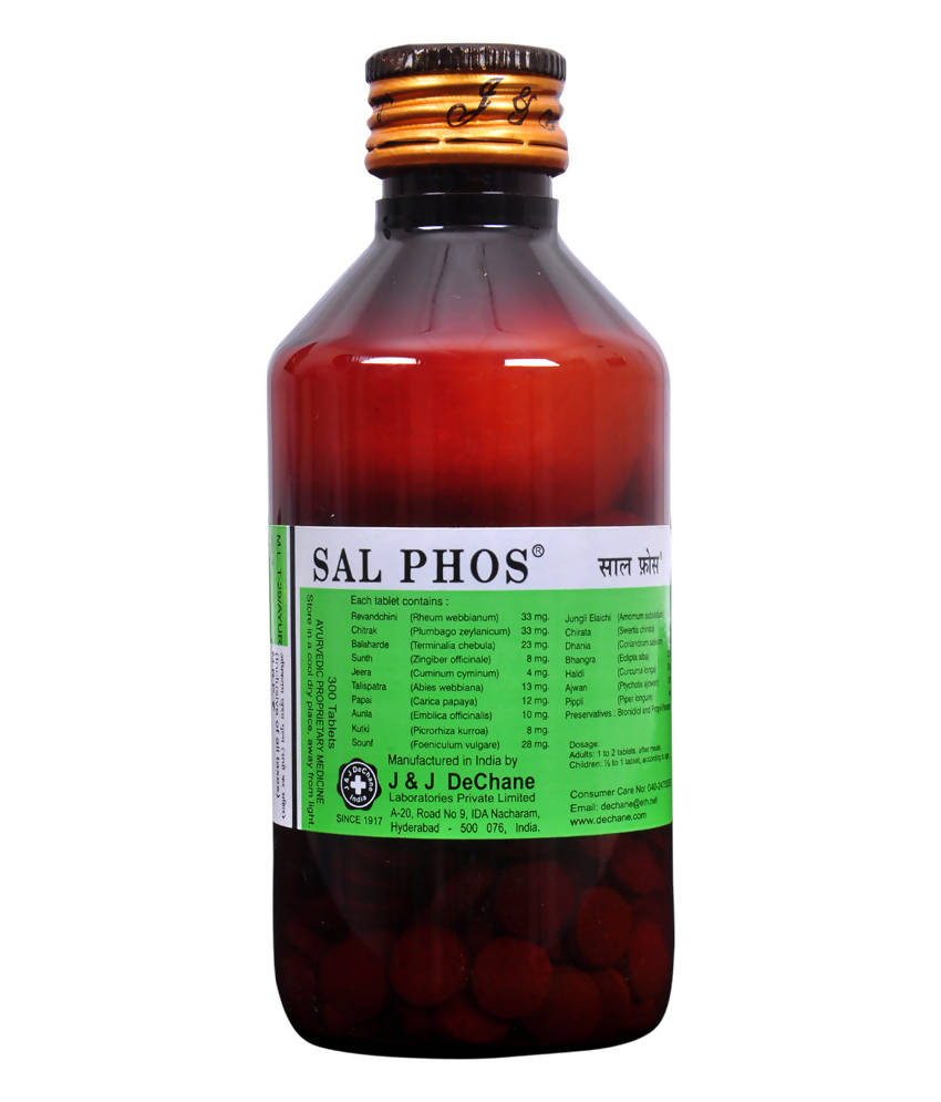 J & J Dechane Ayurvedic Sal Phos Tablets