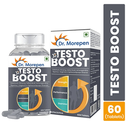 Dr. Morepen Natural & Pure SJ Resin and Testo Boost Tablets Combo