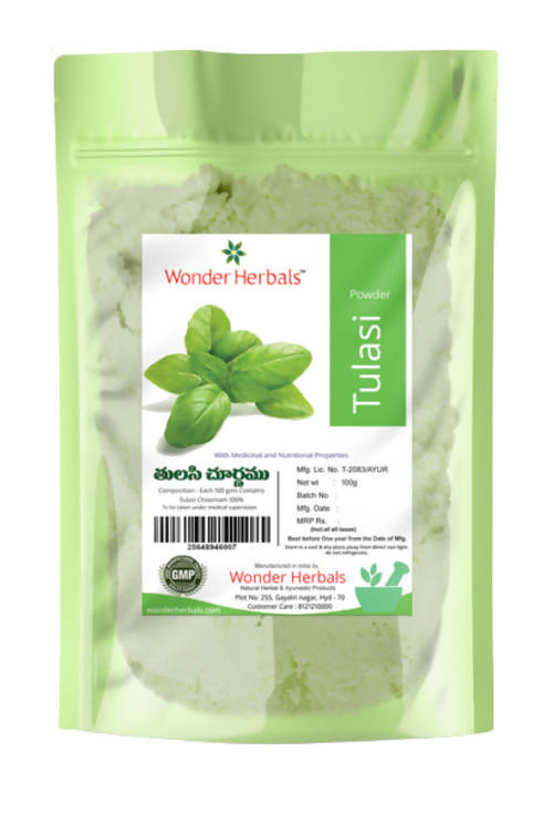 Wonder Herbals Tulasi (Holy Basil) Powder