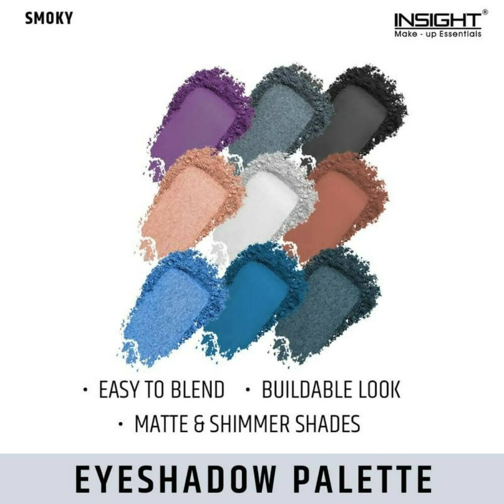 Insight Cosmetics 9 Color Eyeshadow Pallate - Smoky