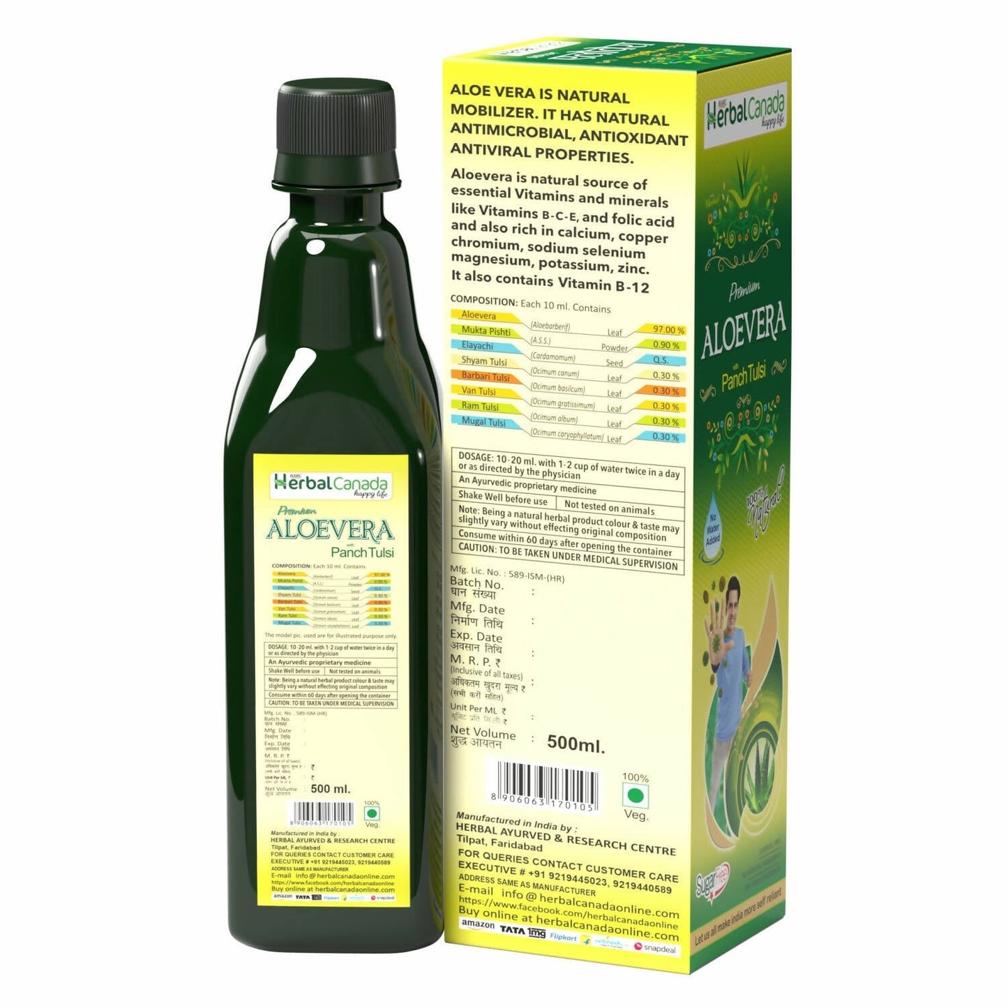 Herbal Canada Aloe Vera Ras