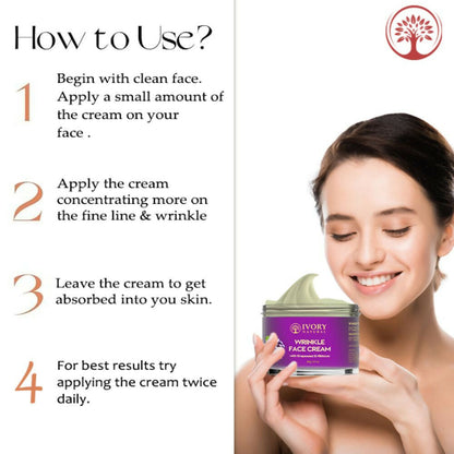 Ivory Natural Wrinkle Face Cream For More Radiant And Youthful Look