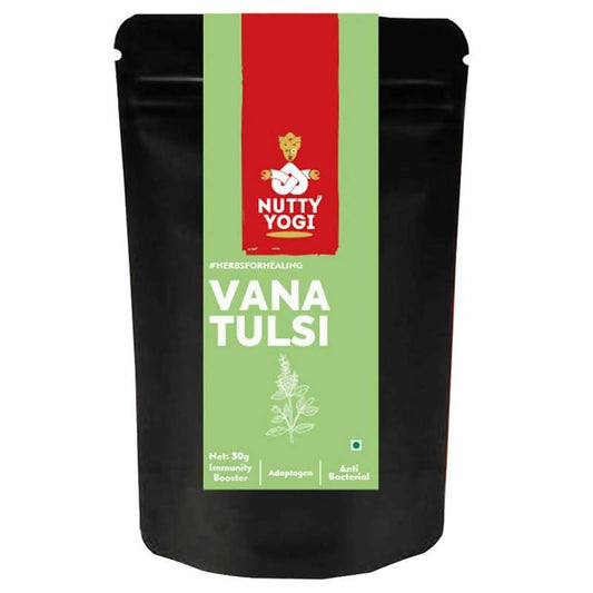 Nutty Yogi Vana Tulsi Dried Leaves (Holy Basil) - BUDNE
