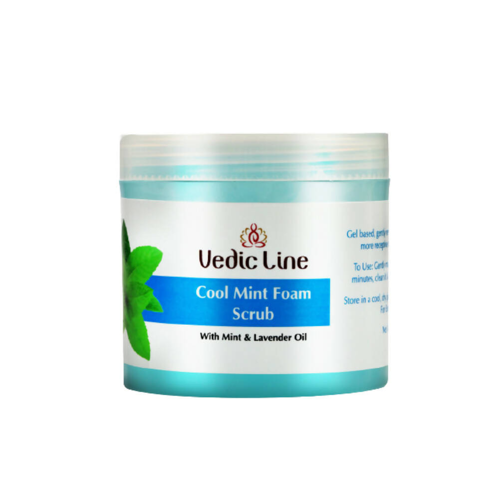 Vedic Line Cool Mint Foam Scrub - BUDEN