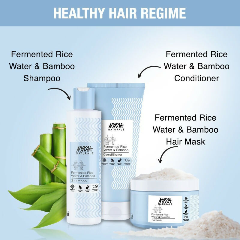 Nykaa Naturals Anti-Frizz - Free Conditioner With Fermented Rice Water & Bamboo