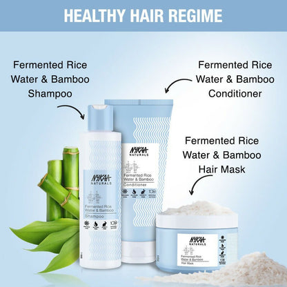 Nykaa Naturals Anti-Frizz - Free Conditioner With Fermented Rice Water & Bamboo