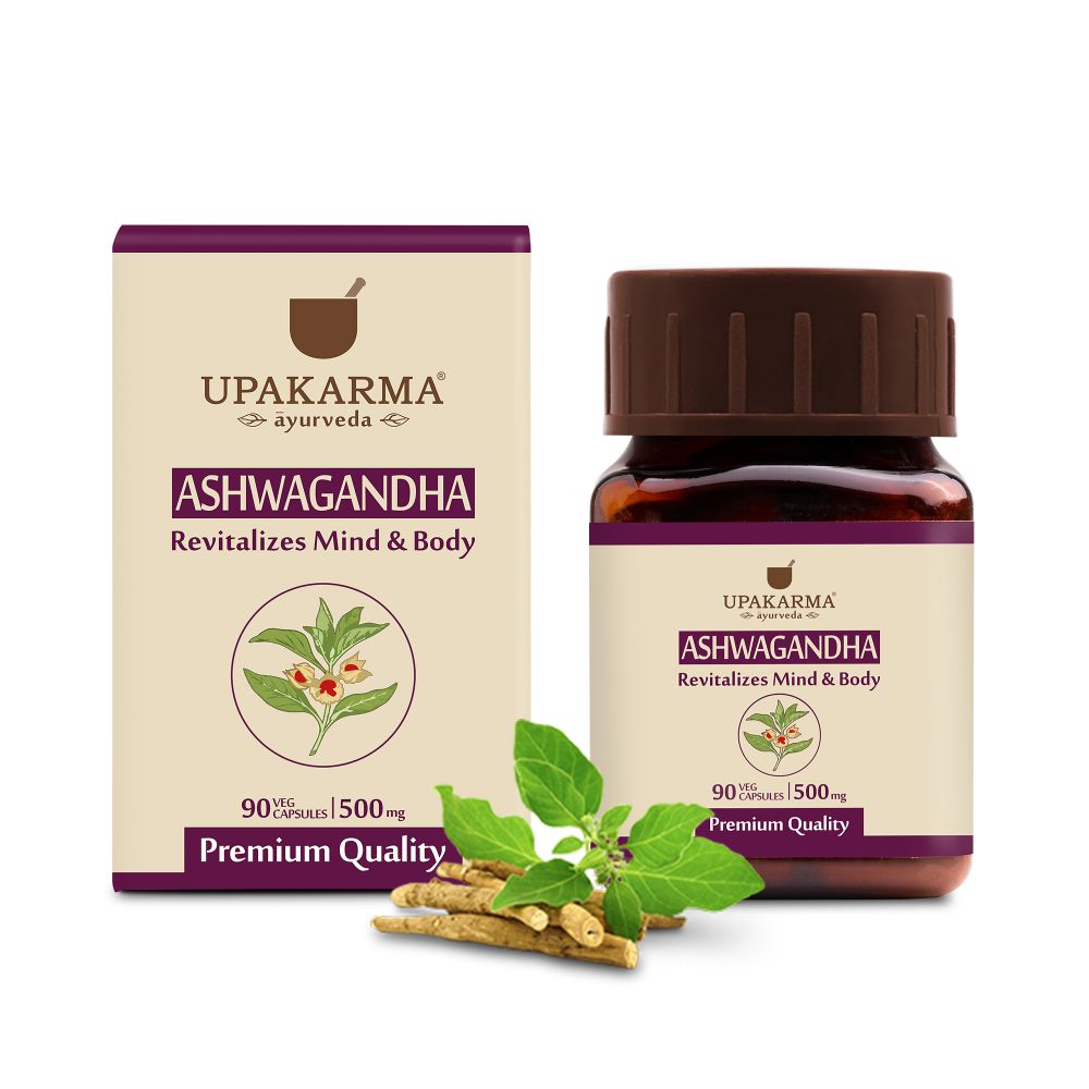 Upakarma Ayurveda Ashwagandha Capsules - BUDNE