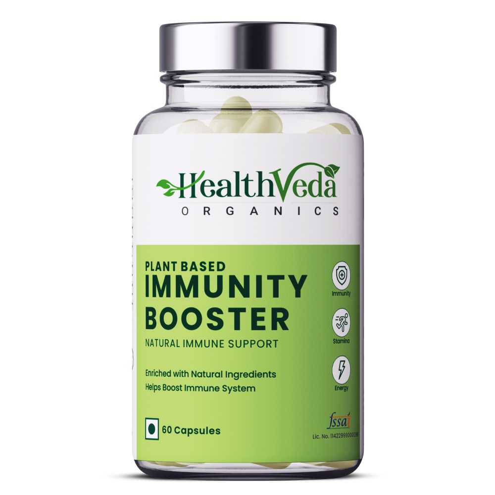 Health Veda Organics Natural Immunity Booster Capsules - BUDNE