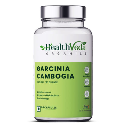 Health Veda Organics Plant Based Garcinia Capsules - BUDNE