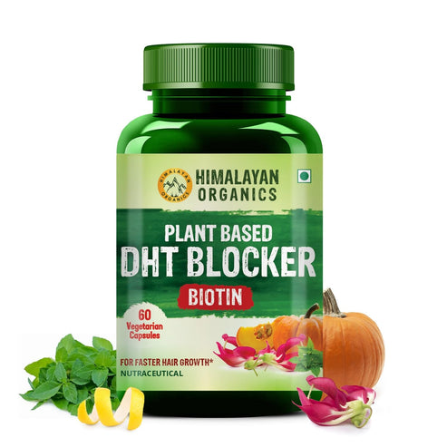 Himalayan Organics Plant Based DHT Blocker Vegetarian Capsules