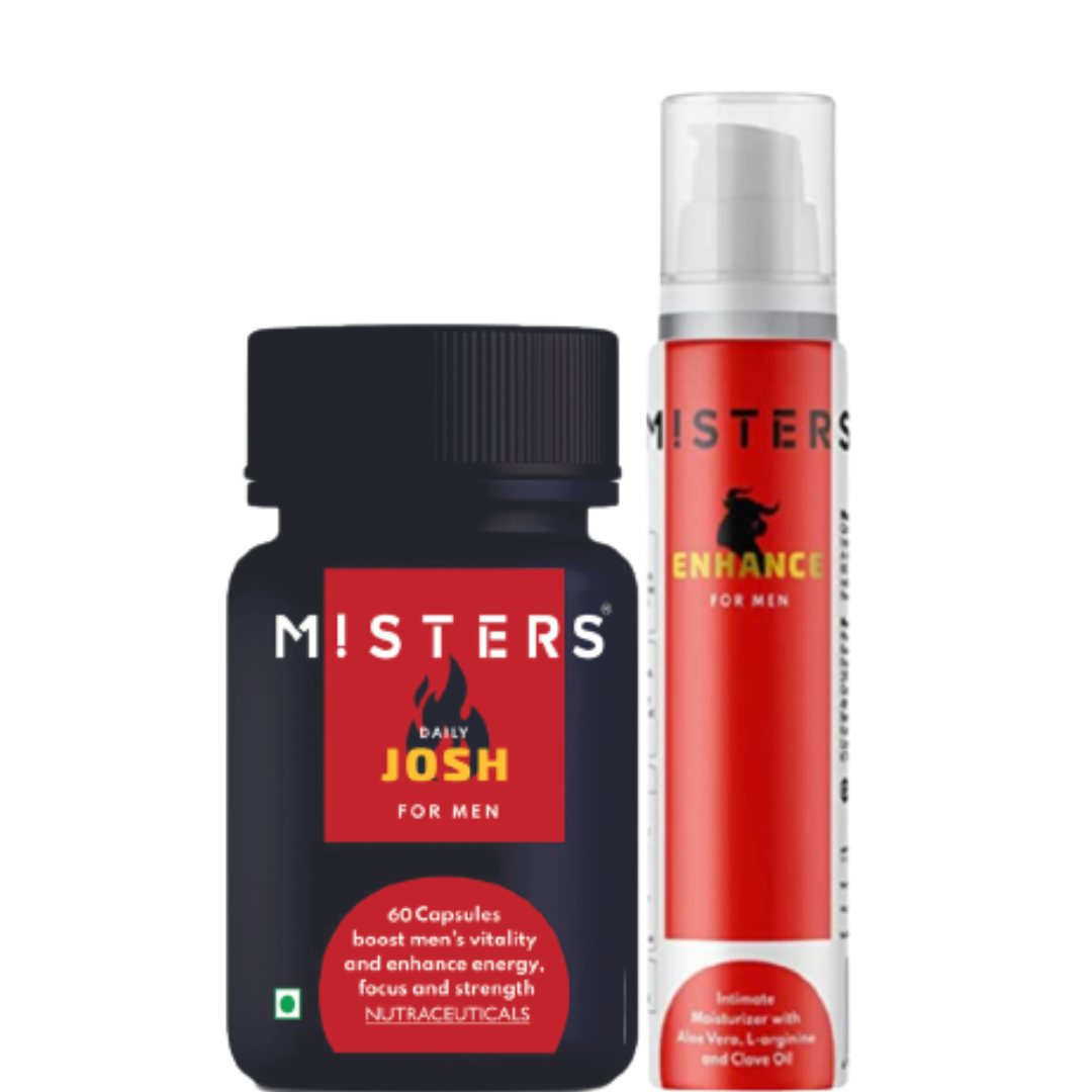 Misters Daily Josh & Enhance Intimate Moisturizer Cream Combo