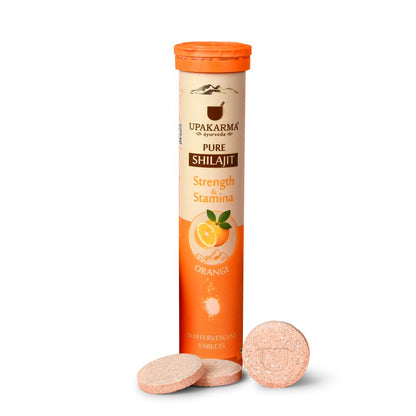 Upakarma Ayurveda Pure Sj Effervescent Tablets - Orange - BUDEN