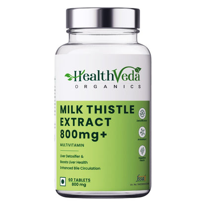 Health Veda Organics Milk Thistle Tablets - BUDNE