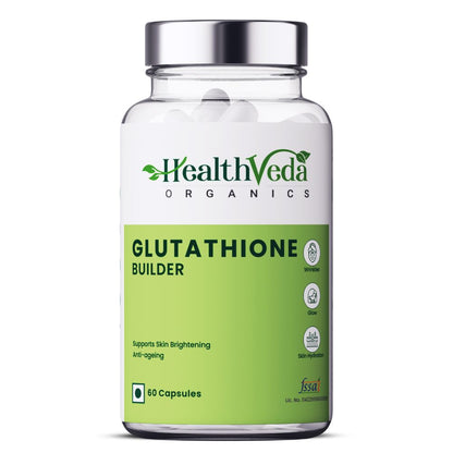 Health Veda Organics Glutathione Builder Capsules - BUDNE