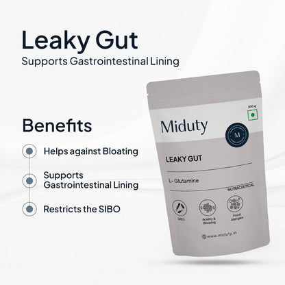 Miduty by Palak Notes Leaky Gut Powder