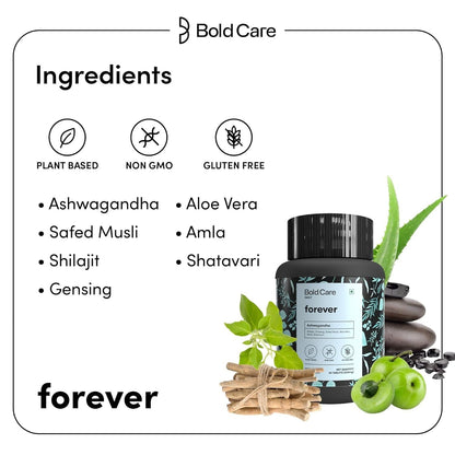 Bold Care Forever - Natural Stamina Supplement Capsules