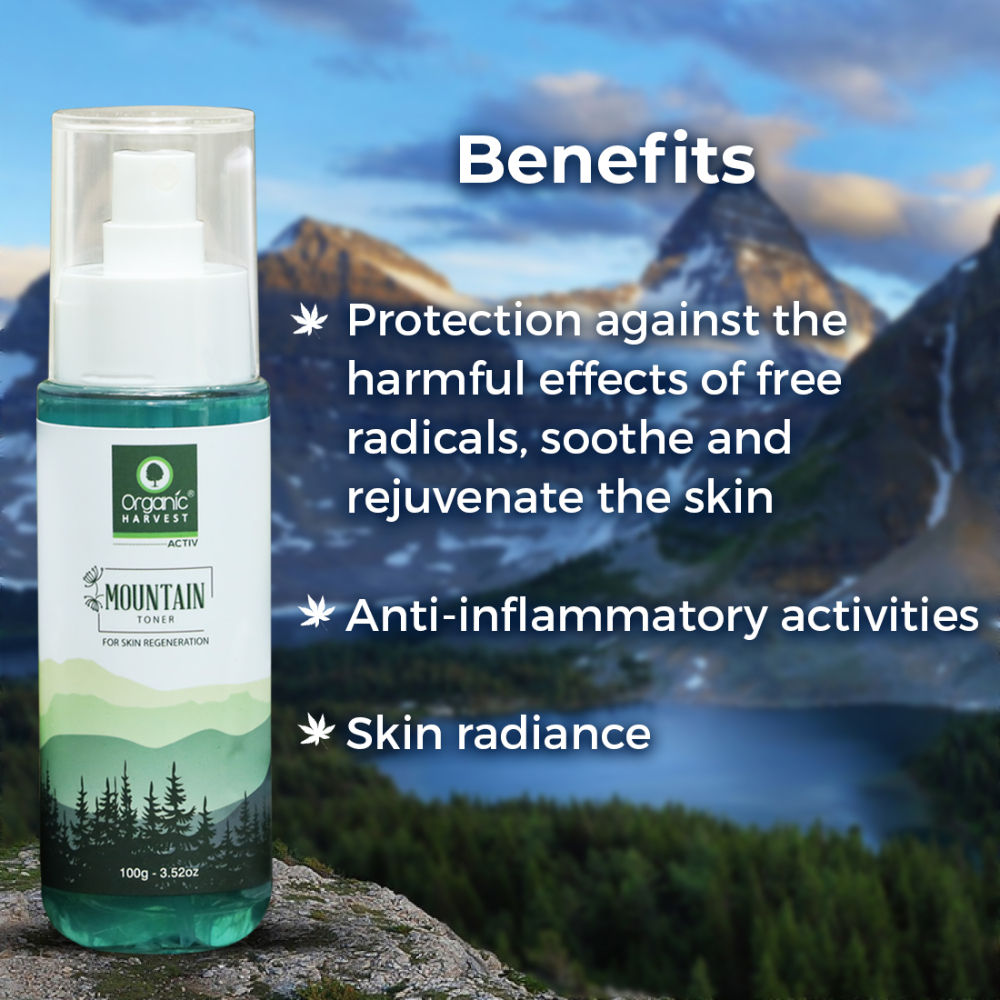 Organic Harvest Mountain Toner For Skin Regeneration