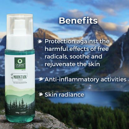 Organic Harvest Mountain Toner For Skin Regeneration