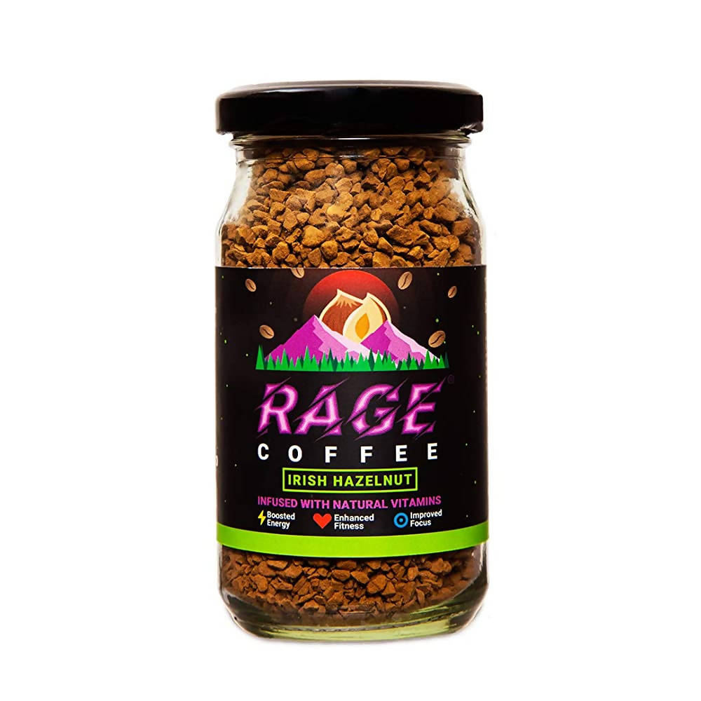Rage Coffee Irish Hazelnut Instant Coffee - 50GM