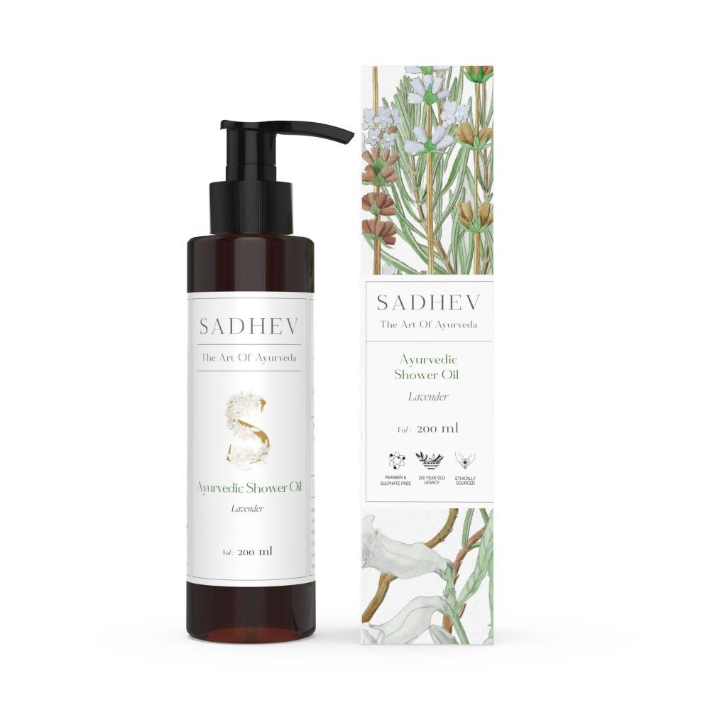 Sadhev Ayurvedic Lavender Shower Oil