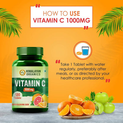 Himalayan Organics Vitamin C 1000 mg Tablets