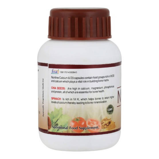 Nutriline D3 with Calcium Capsules (Gold)